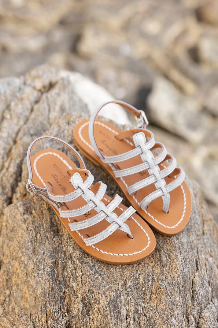 tartine et chocolat Homere sandalen Licht blauw Kjacques x Tartine et Chocolat Roze bleek