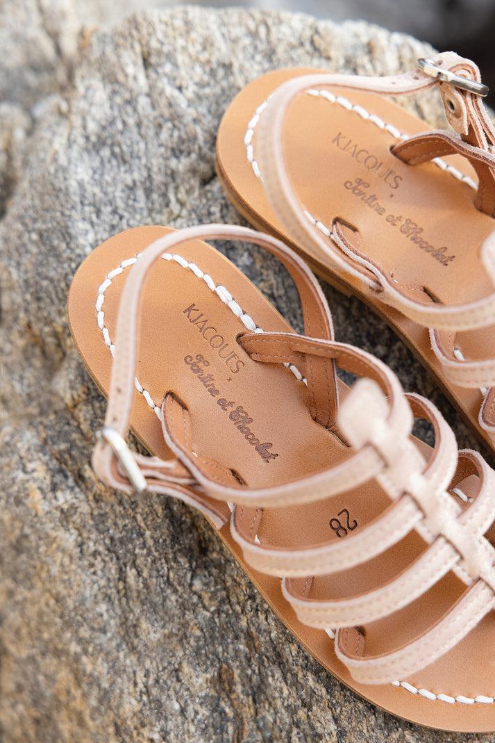 Tartine Et Chocolat Homere Sandalen Lichtroze Kjacques X Tartine Et Chocolat Roze Bleek