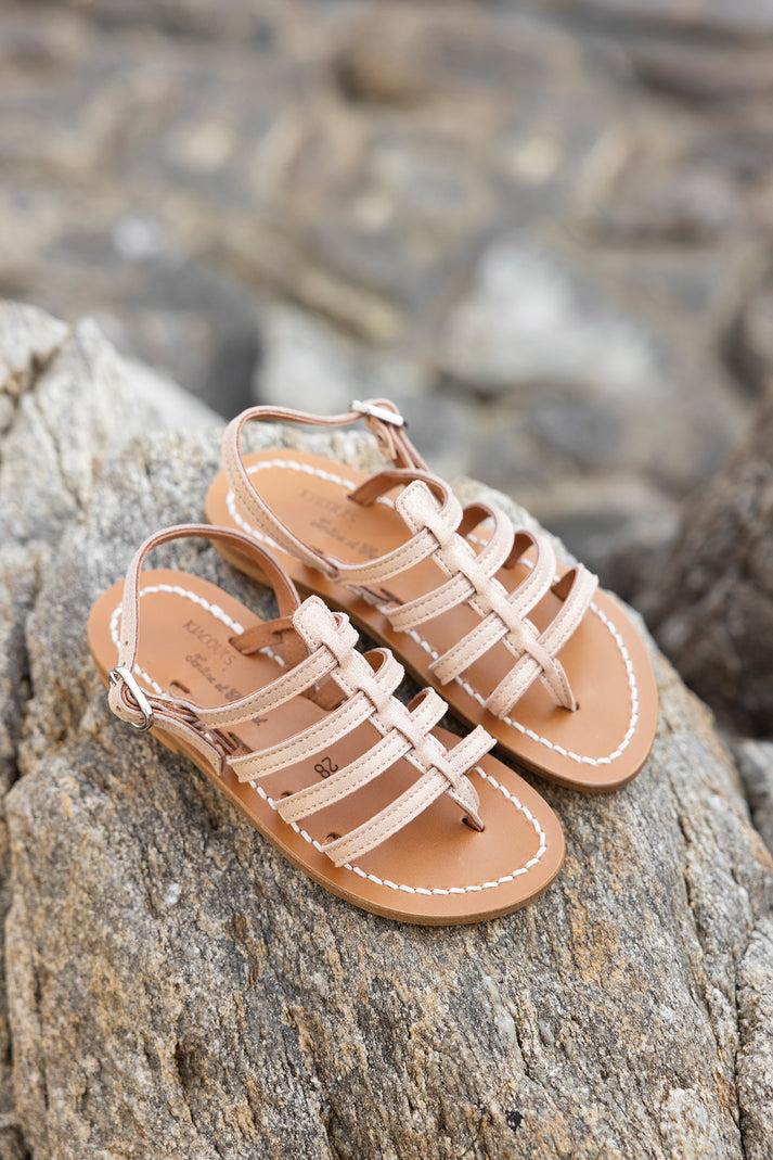 tartine et chocolat Homere sandalen Lichtroze Kjacques x Tartine et Chocolat Roze bleek