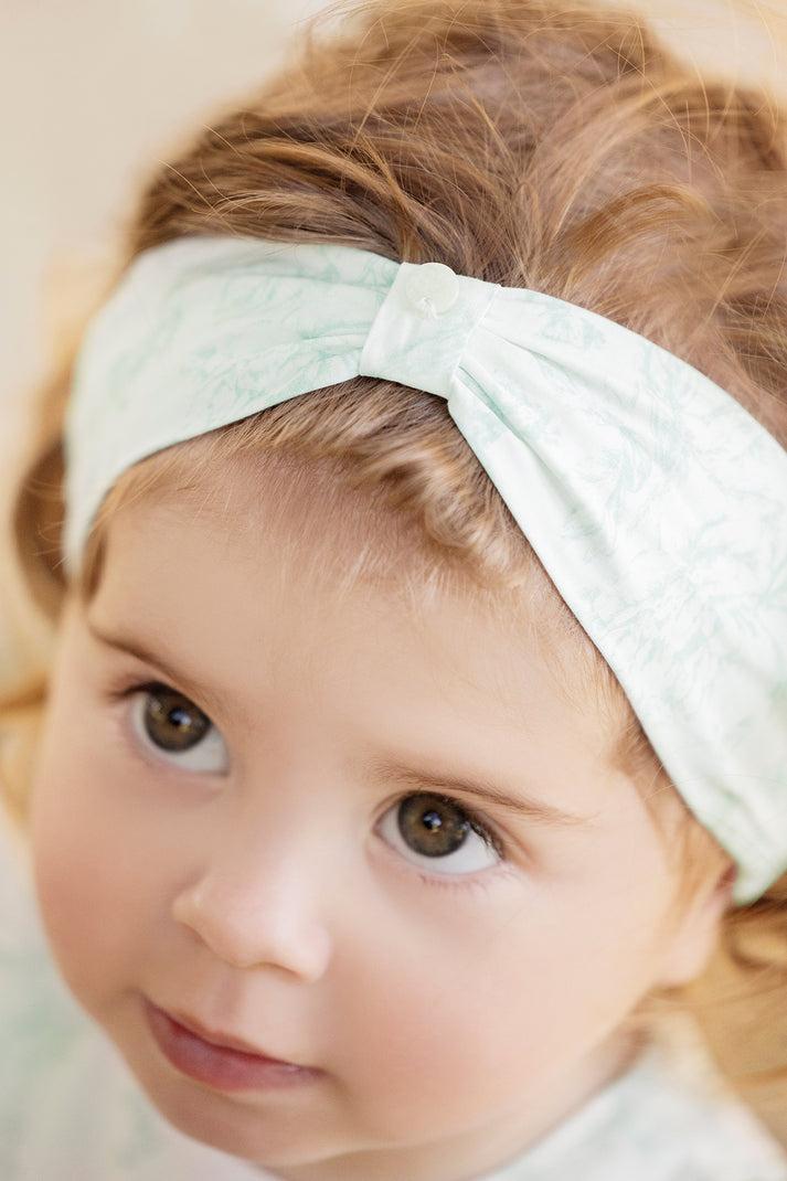 tartine et chocolat Hoofdband Watergroen geïnspireerd op Toile de Jouy Praline