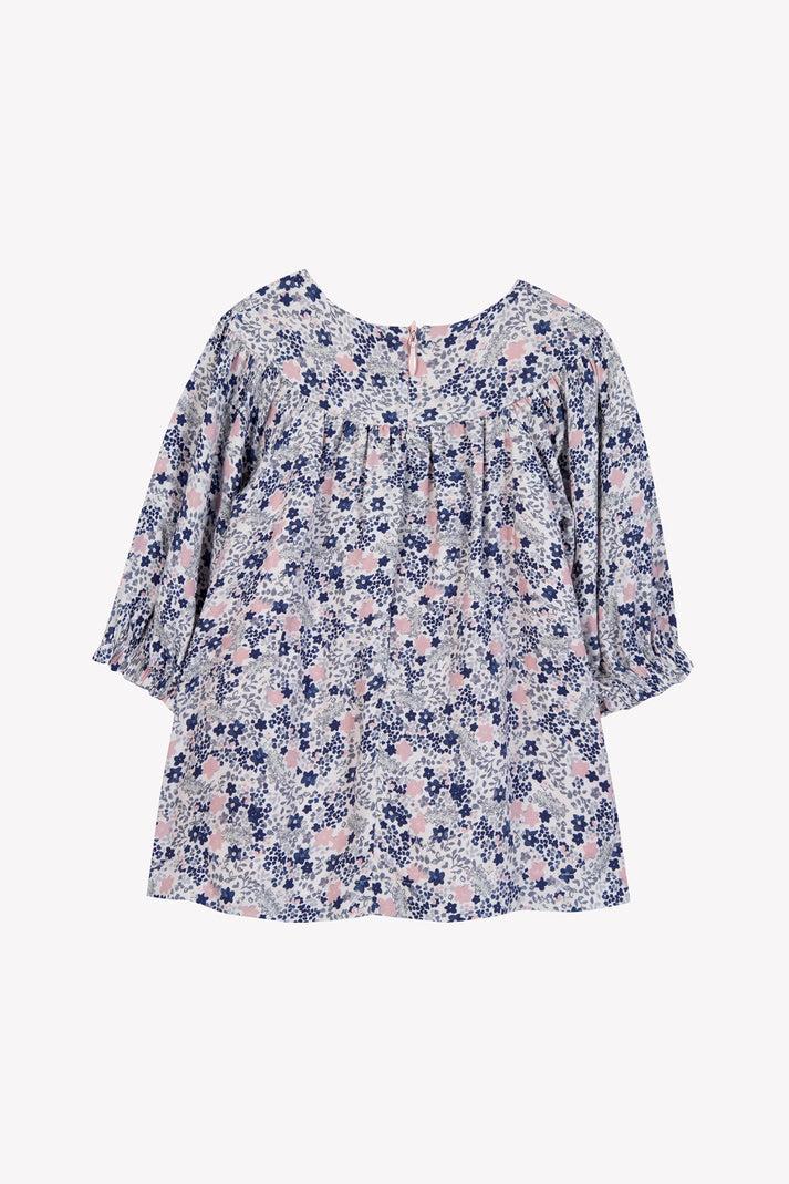 Tartine Et Chocolat Jurk Bosbessen Met Kleine Bloemen Bosbes