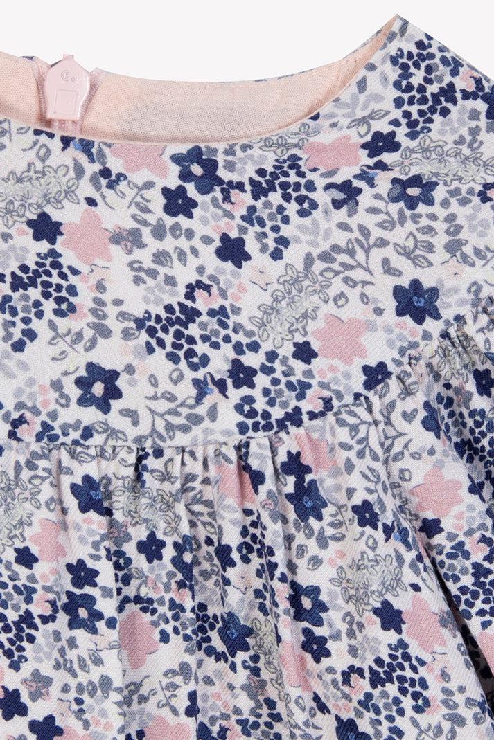 Tartine Et Chocolat Jurk Bosbessen Met Kleine Bloemen Bosbes