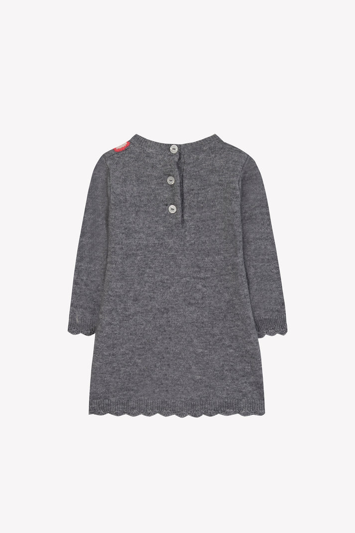 Tartine Et Chocolat Jurk Grijs Chinees Borduurwerk Moeder -of -Pearl