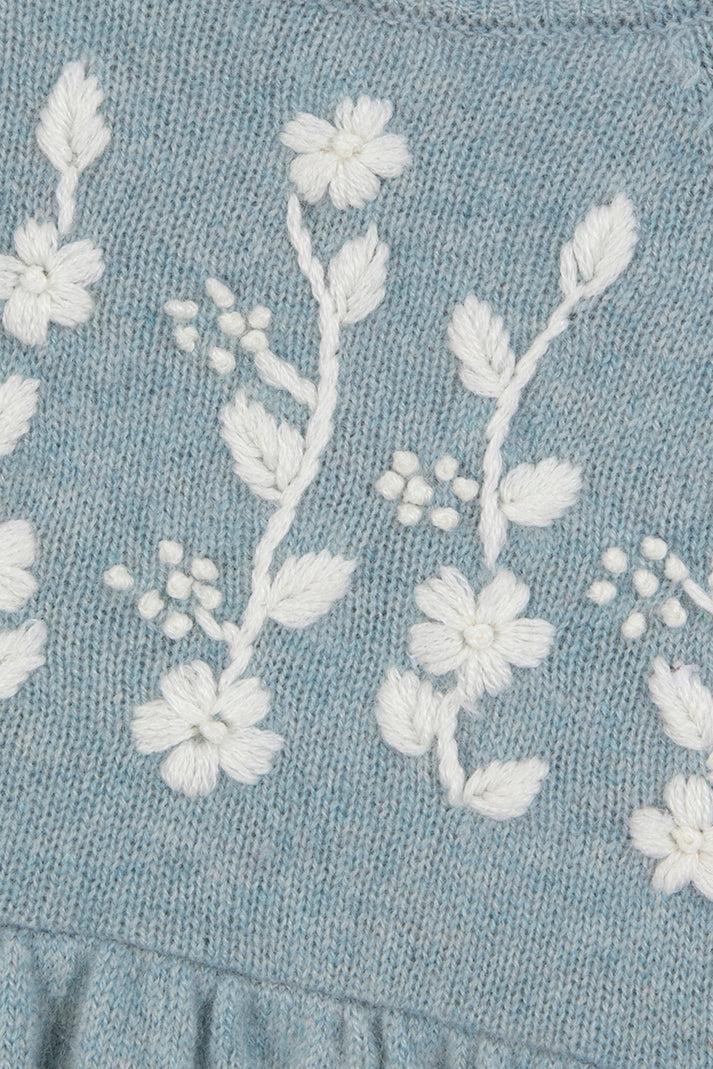 Tartine Et Chocolat Jurk Groen Water In Gaas Groen Water