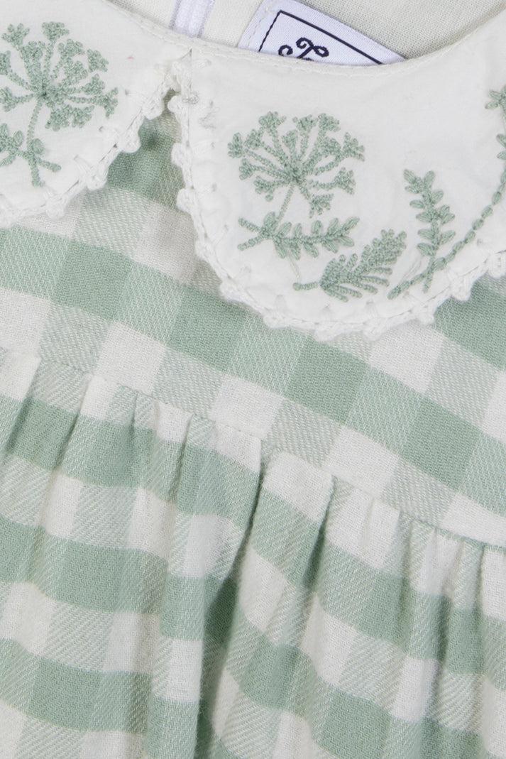 Tartine Et Chocolat Jurk Groen Water Pastel Groen Water