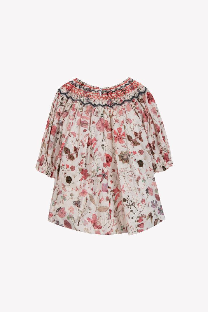 Tartine Et Chocolat Jurk Liberty Geslagen Moeder -of -Pearl