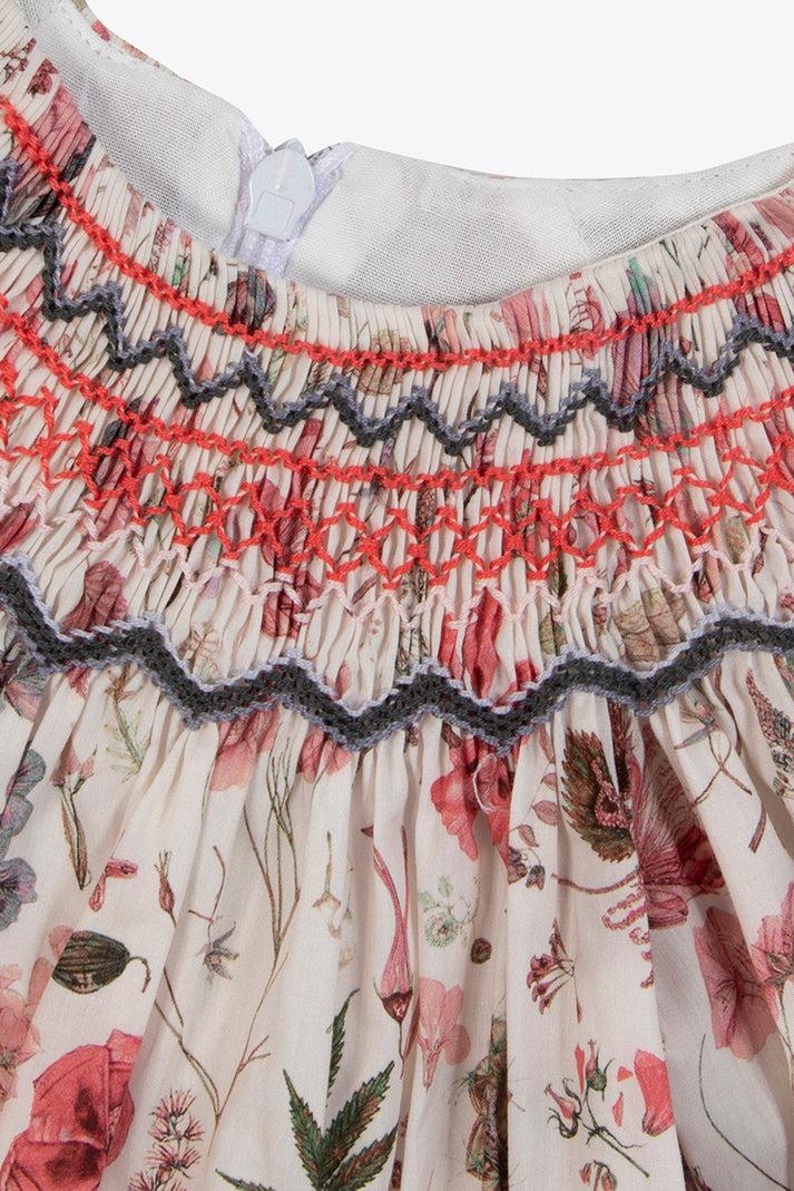 Tartine Et Chocolat Jurk Liberty Geslagen Moeder -of -Pearl