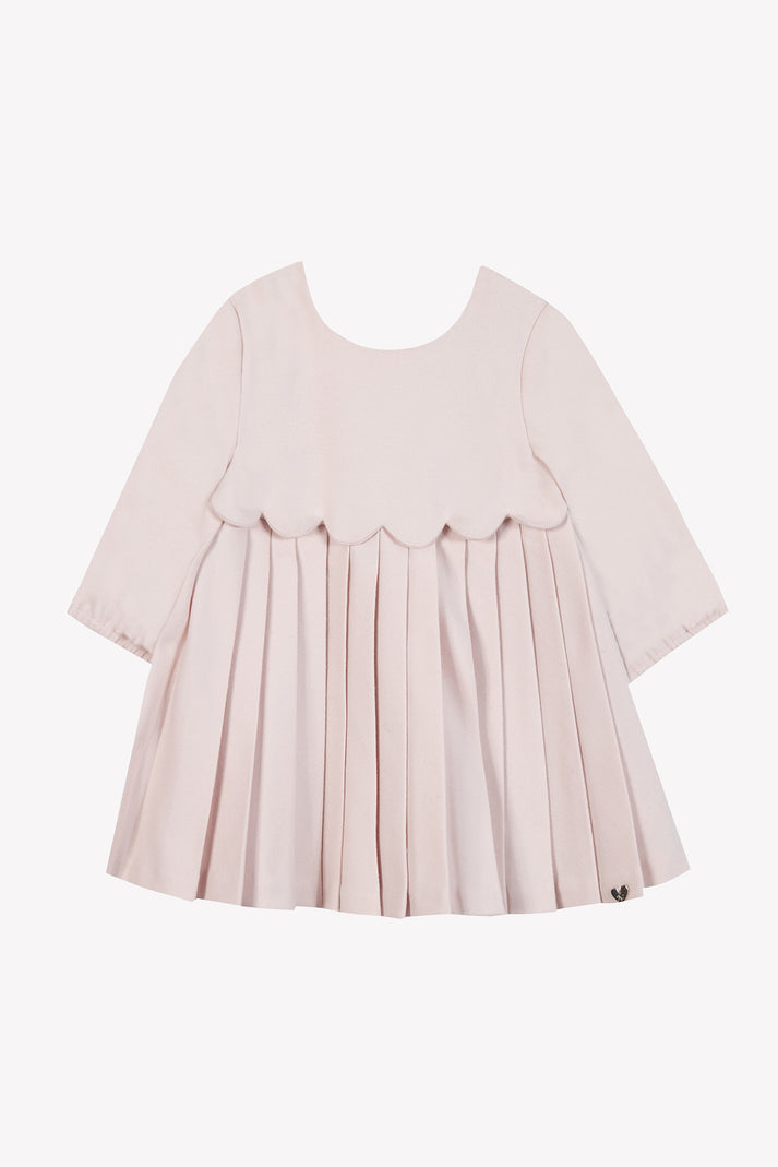 tartine et chocolat Jurk Lichtroze Plooien religieus Navy