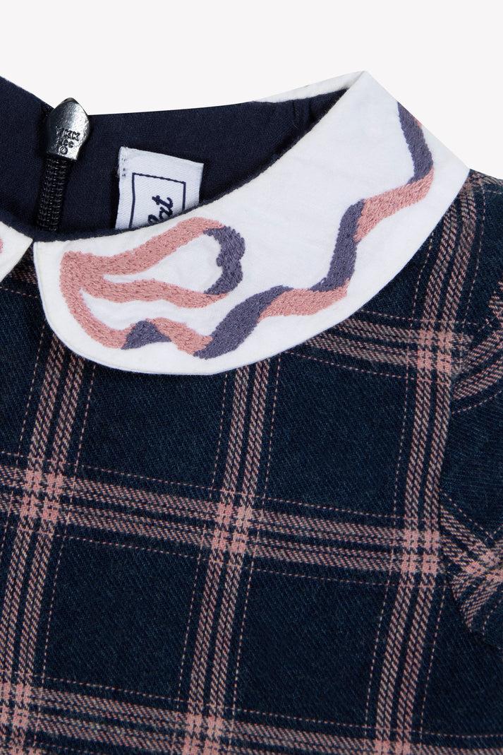 Tartine Et Chocolat Jurk Myosotis Bij Ruiten Myosotis