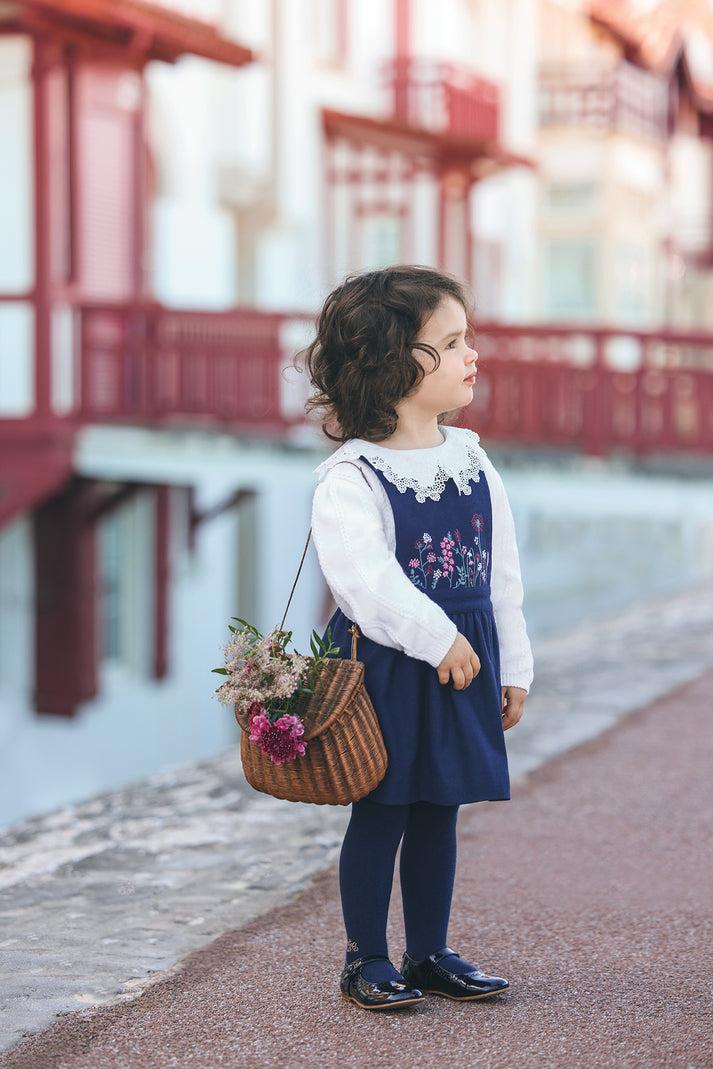 tartine et chocolat Jurk Navy heeft Beugel gekruist Navy