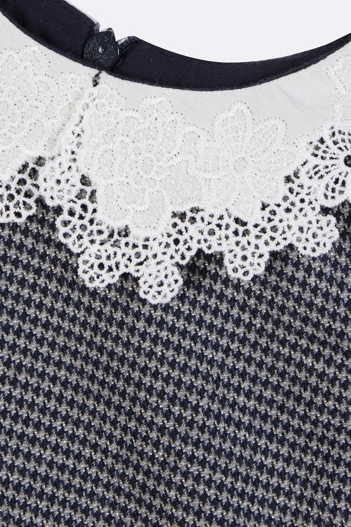 Tartine Et Chocolat Jurk Navy Pastel Iriserend Navy