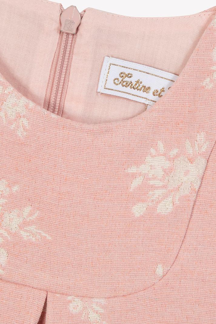 Tartine Et Chocolat Jurk Roze Poeder Gedruktbloemen Poeder