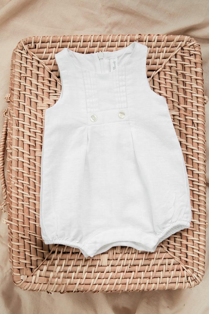 tartine et chocolat Korte combinatie Wit Linnen duin