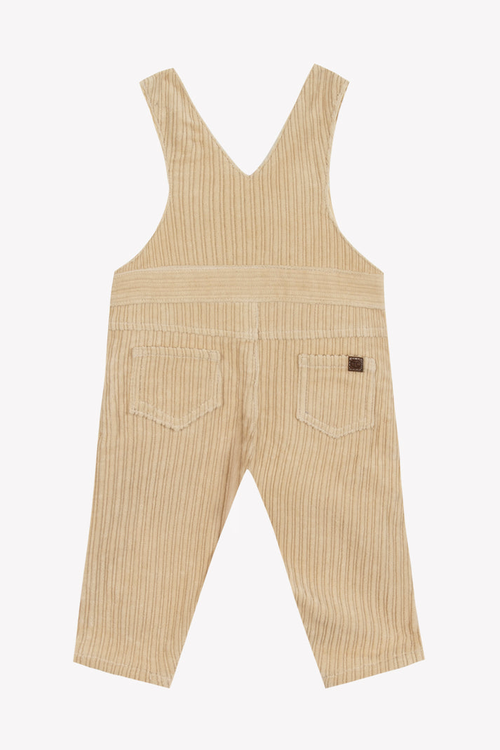 Tartine Et Chocolat Lange Overalls Beige In Velours Navy