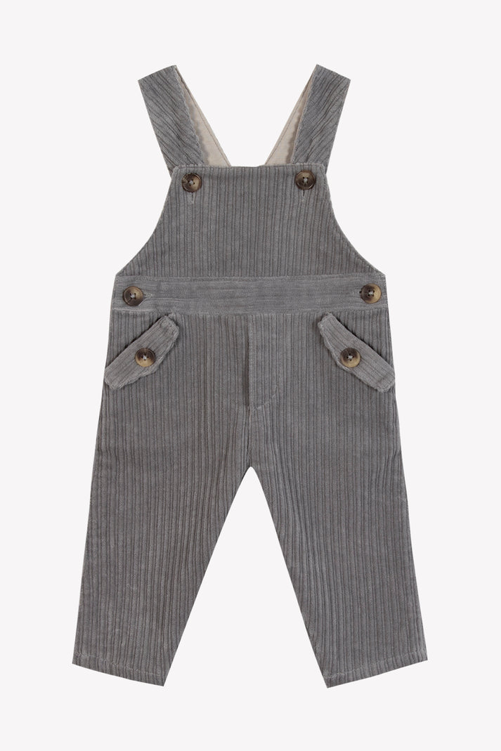 tartine et chocolat Lange overalls Grijs medium in Velours Navy