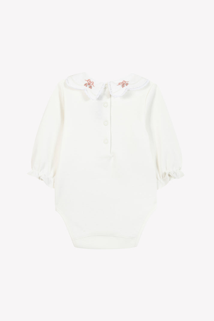 Tartine Et Chocolat Lichaam Ecru Borduurwerk Kleine Schatten Moeder -of -Pearl