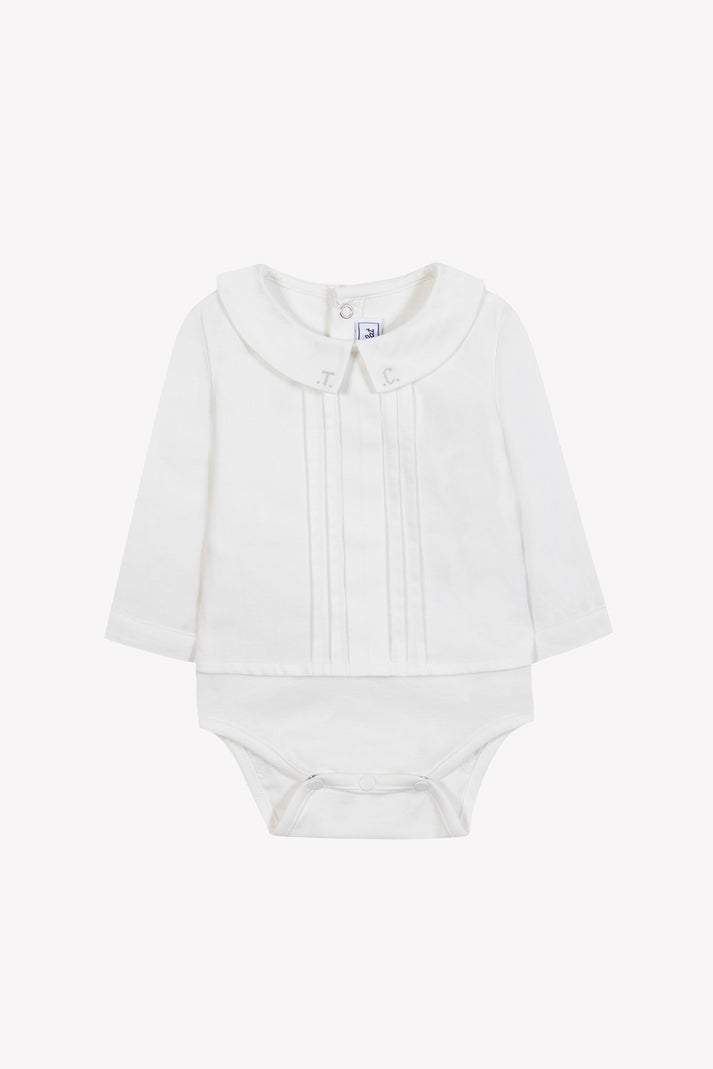 tartine et chocolat Lichaam Ecru Plooien religieus Wit