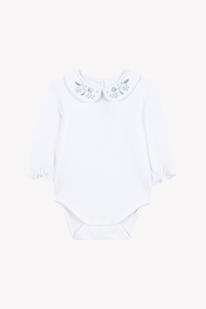 tartine et chocolat Lichaam Groen water Borduurwerk BOOKET VAN BLOEMEN Moeder -of -Pearl