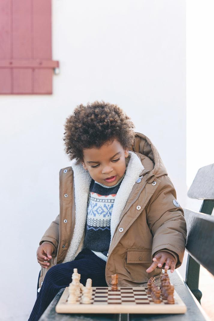 tartine et chocolat Parka ruilhandel Omkeerbaar Navy