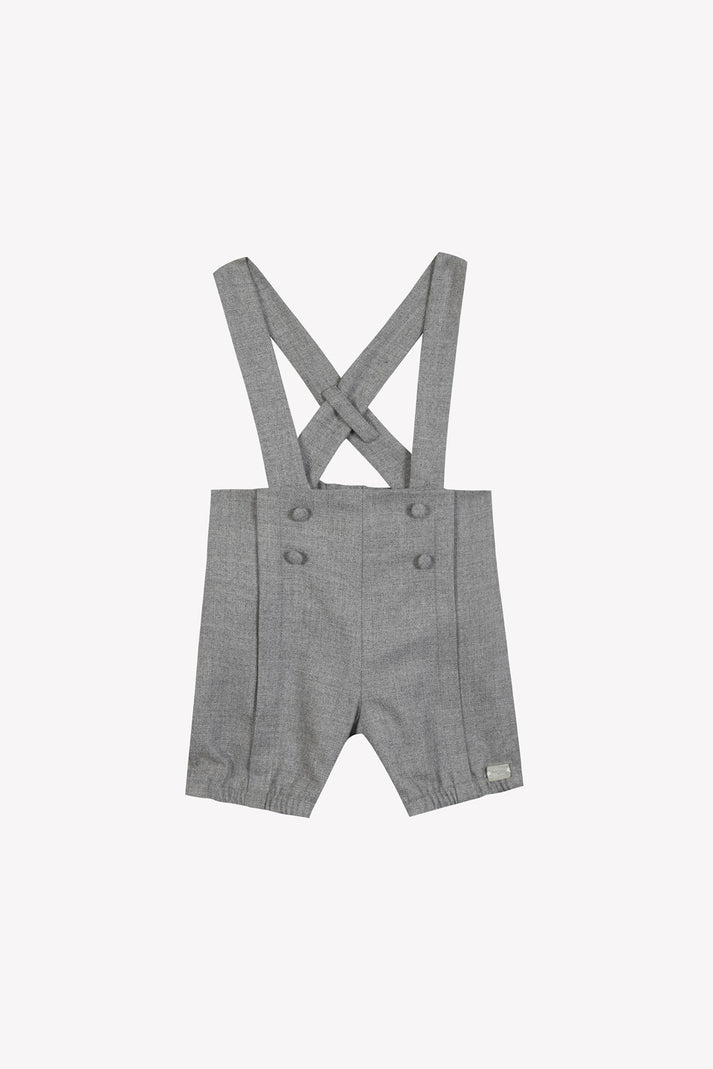 tartine et chocolat Salopette Grijs gebogen over Knoop Navy