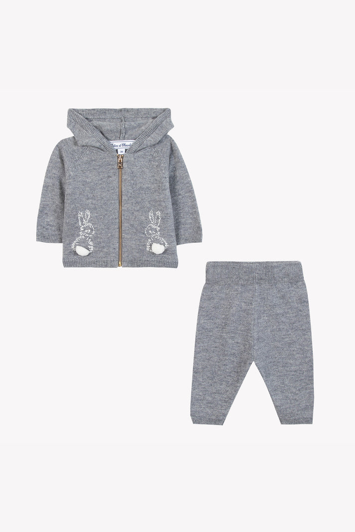 tartine et chocolat Set Jogging Grijs konijn Grijs ingeblikt