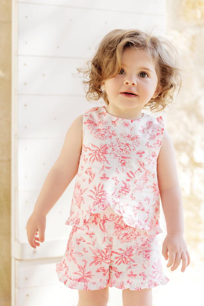 tartine et chocolat Set Kort Praline geïnspireerd op Toile de Jouy Praline