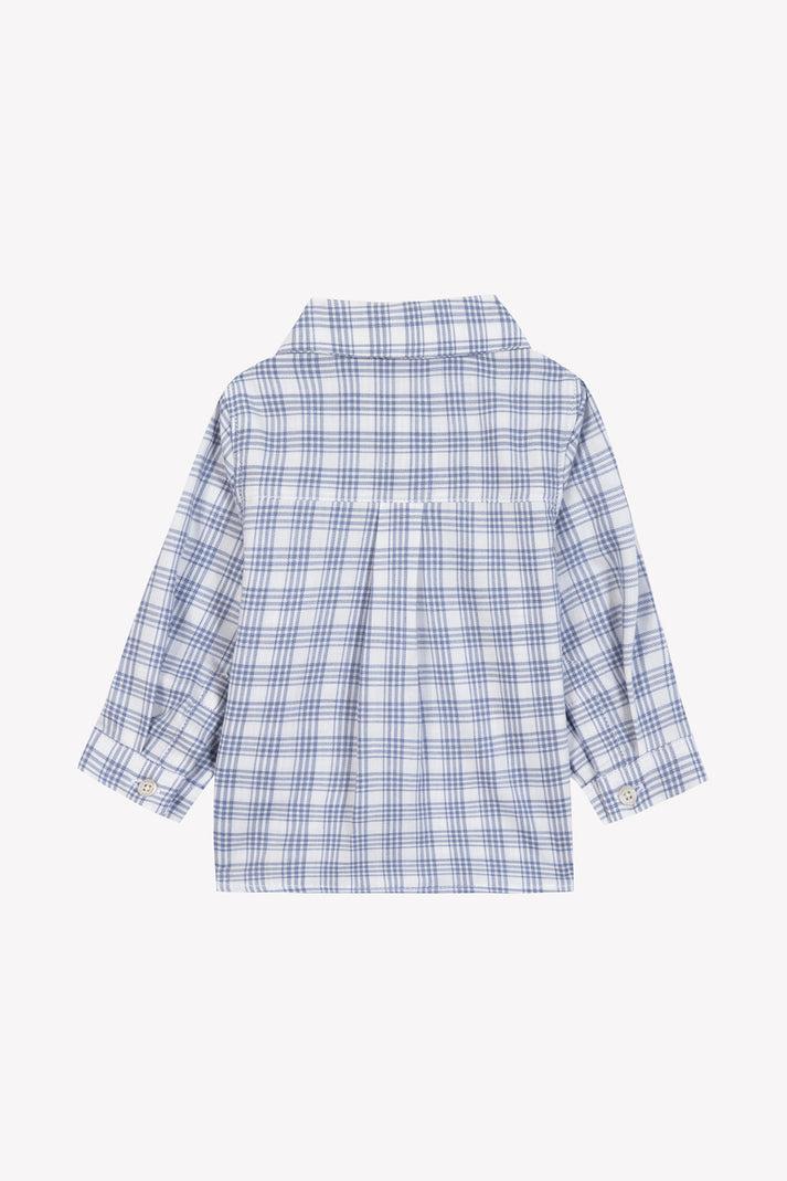 Tartine Et Chocolat Shirt Blauw GrijsÉ To Ruiten Blauw Grijse