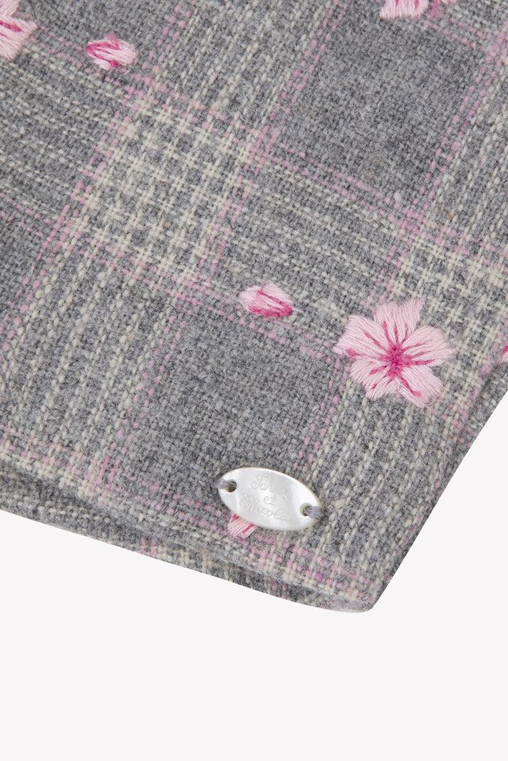 Tartine Et Chocolat Short Grijs Gebogen Over Ruiten Grijs GEMIDDELD