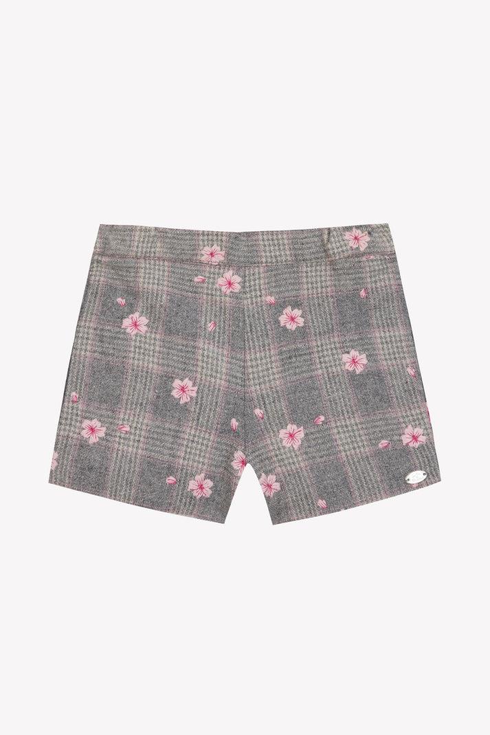 tartine et chocolat Short Grijs gebogen over Ruiten Grijs GEMIDDELD