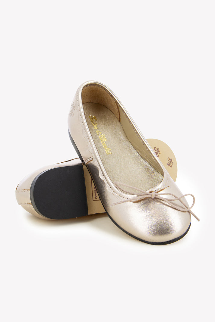 Tartine Et Chocolat Ballerina's Gouden Leer Goud