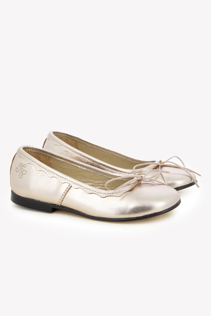 tartine et chocolat Ballerina's Gouden leer goud tartine et chocolat Ballerina's Gouden leer goud