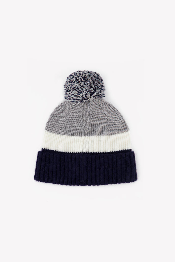 Tartine Et Chocolat Bonnet Navy Pompom Navy