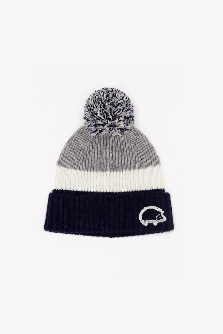 tartine et chocolat Bonnet Navy Pompom Navy