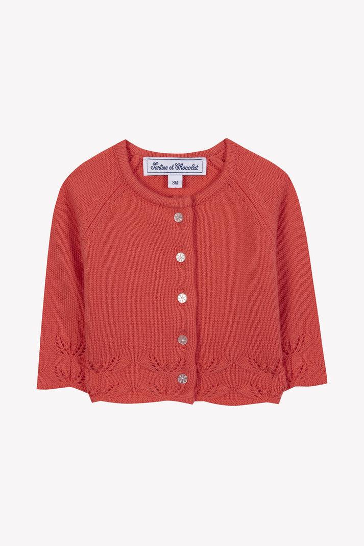 tartine et chocolat Cardigan Praline Gaas Navy