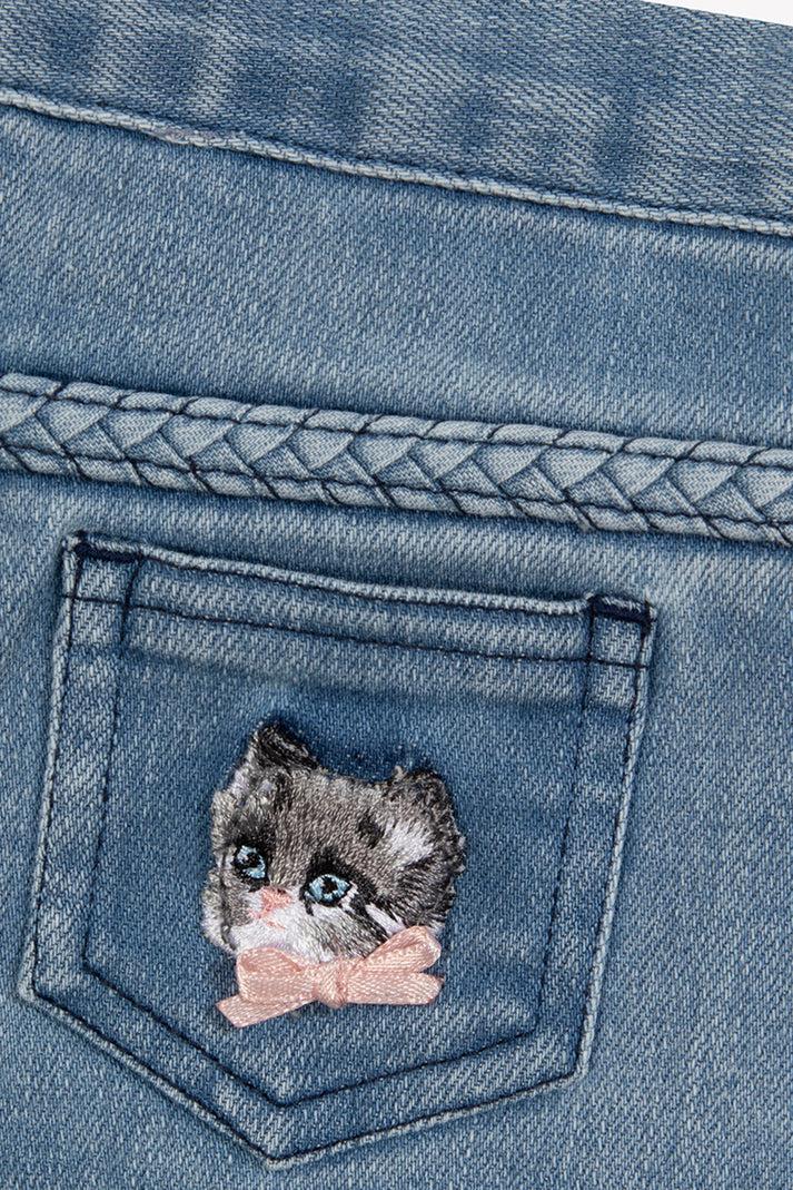 Tartine Et Chocolat Jean Blueberry Denim Bosbes