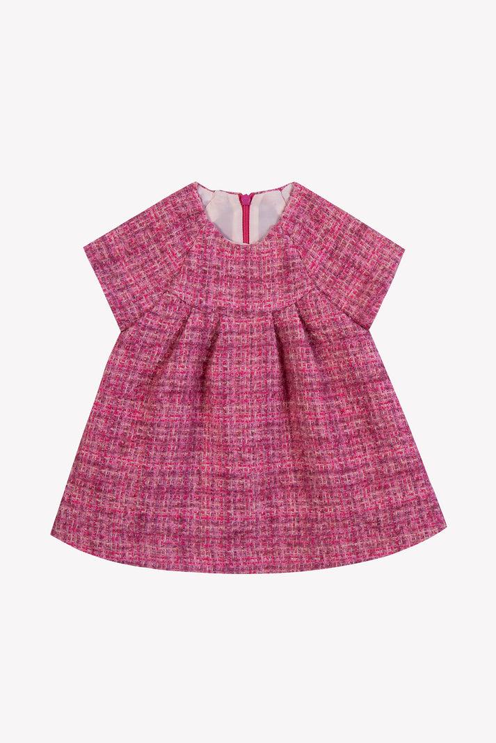 tartine et chocolat Jurk Bubble in Tweed Bel