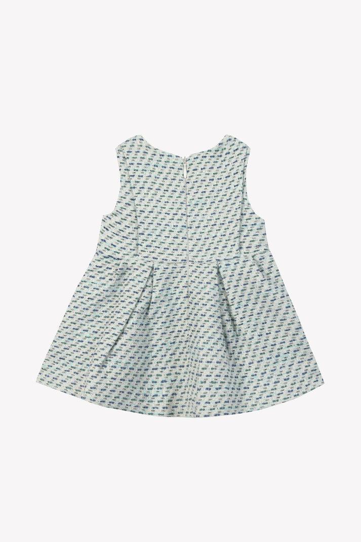 Tartine Et Chocolat Jurk Emerald In Tweed Smaragd