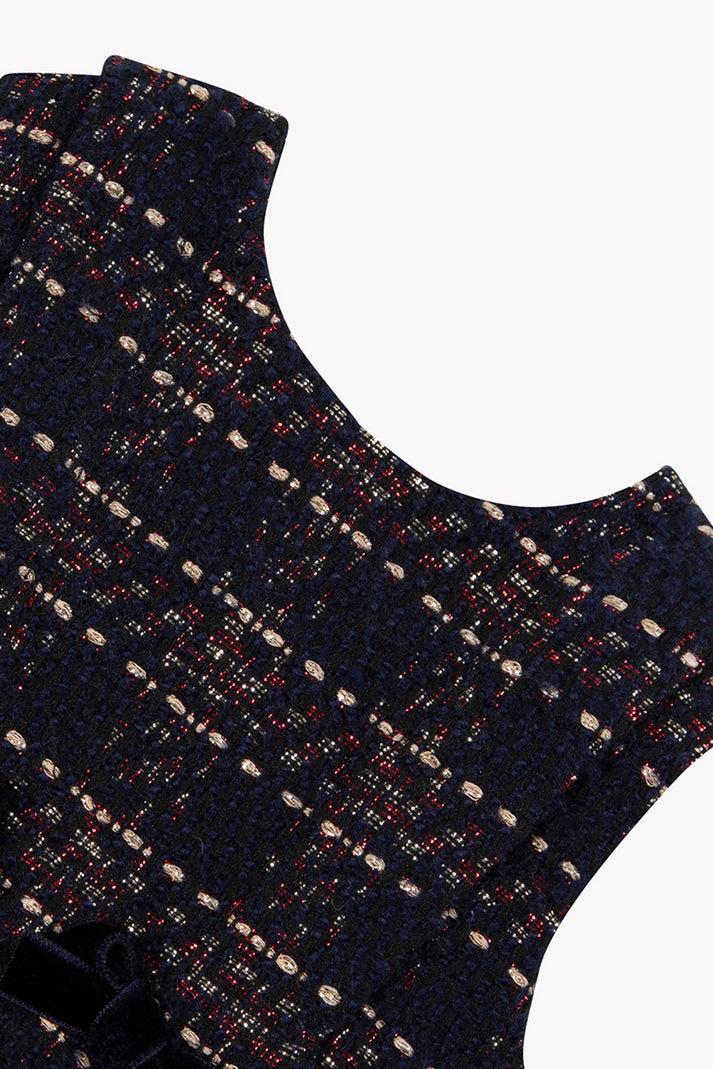 Tartine Et Chocolat Jurk Navy Met Knopen Navy