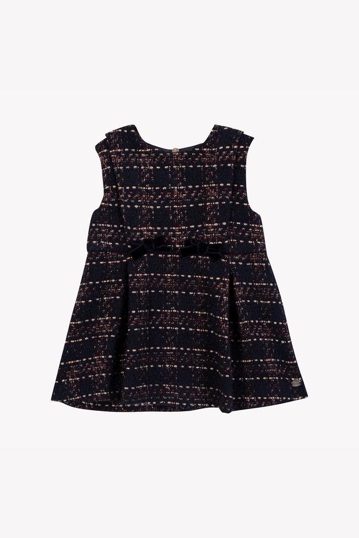 tartine et chocolat Jurk Navy met knopen Navy