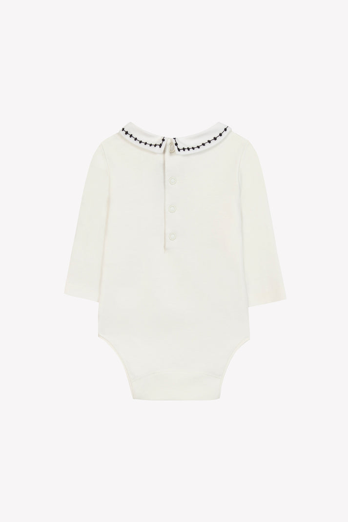 Tartine Et Chocolat Lichaam Ecru Puntige Kraag Wit