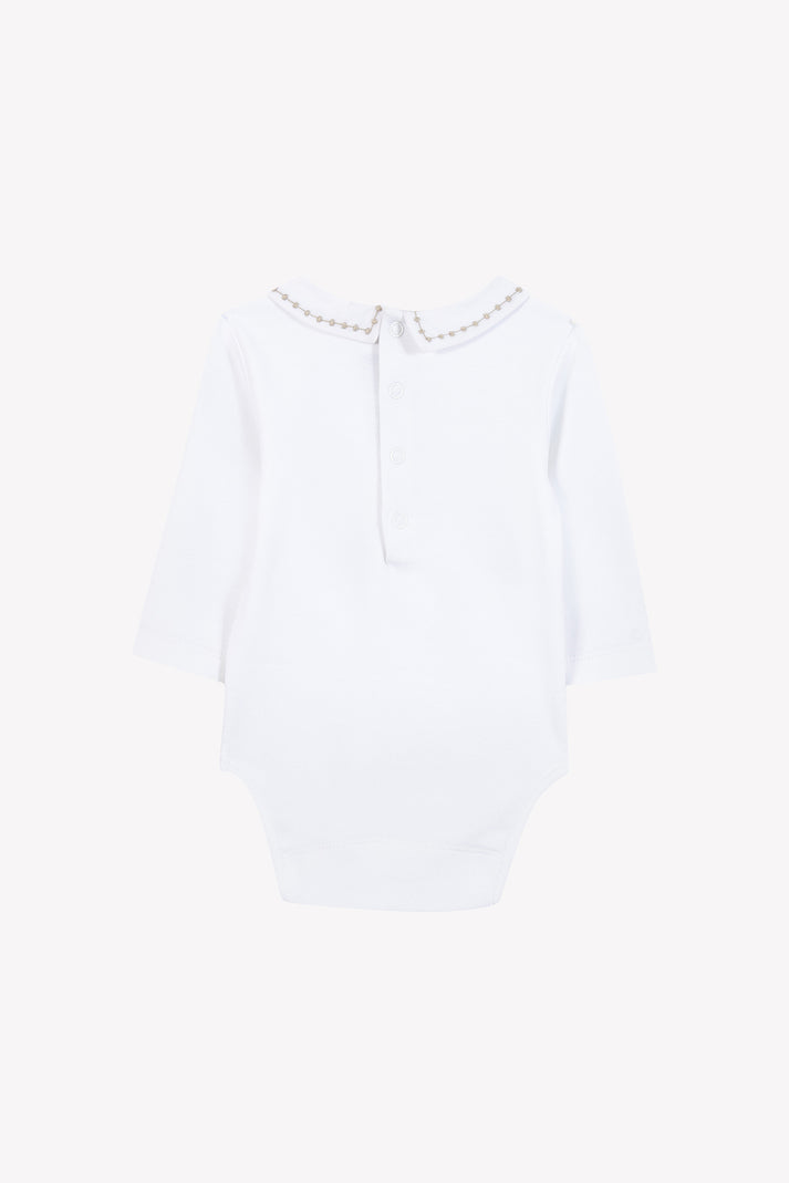 Tartine Et Chocolat Lichaam Wit Puntige Kraag Wit