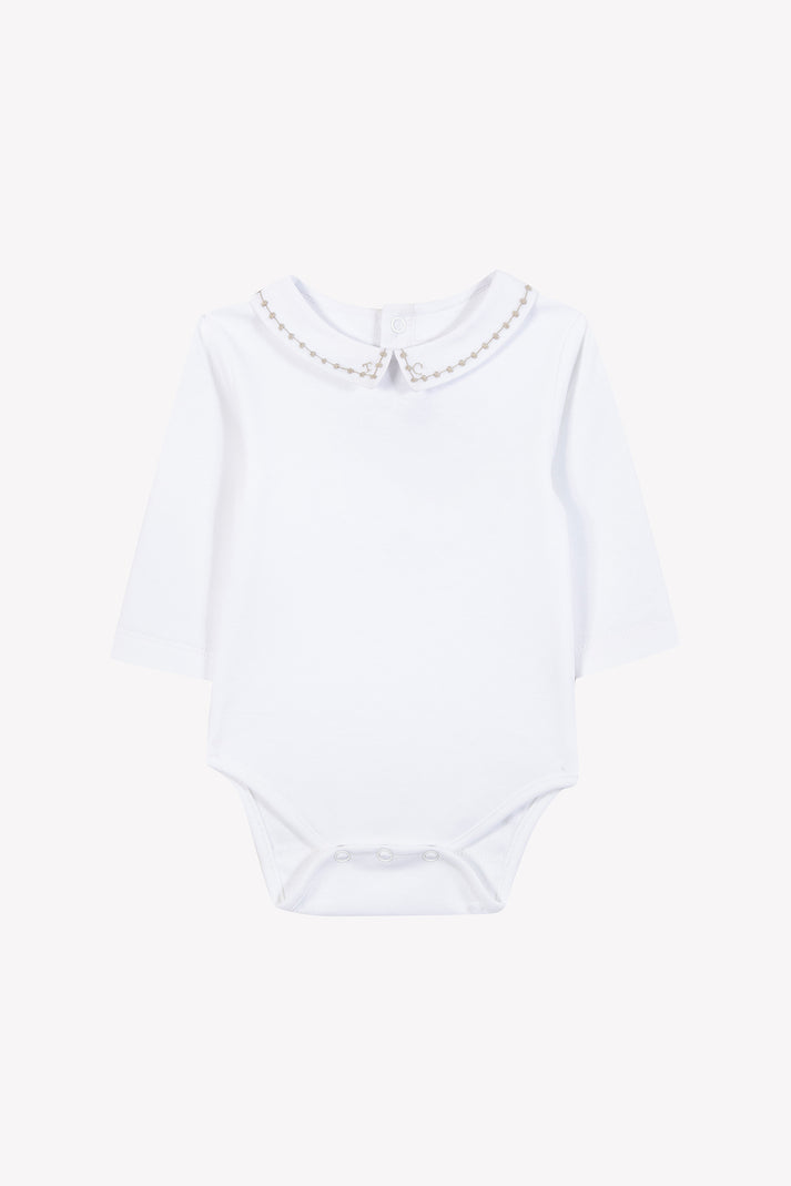 tartine et chocolat Lichaam Wit Puntige kraag Wit