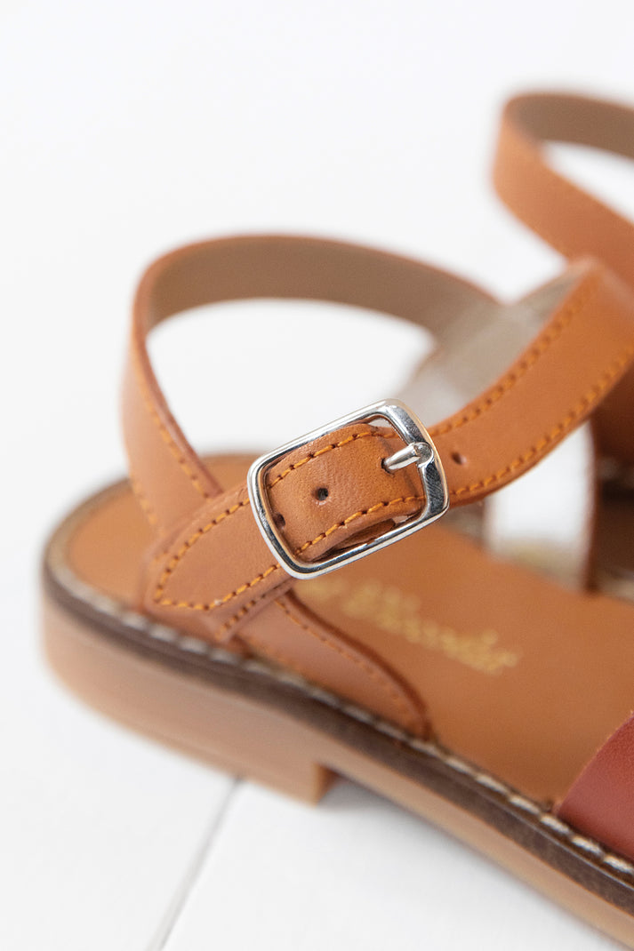 Tartine Et Chocolat Sandalen Leer Kameel Bruin