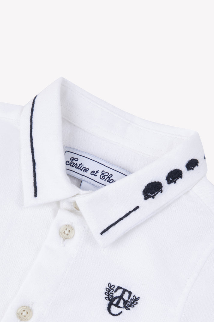 Tartine Et Chocolat Shirt Wit TC Monogram Wit