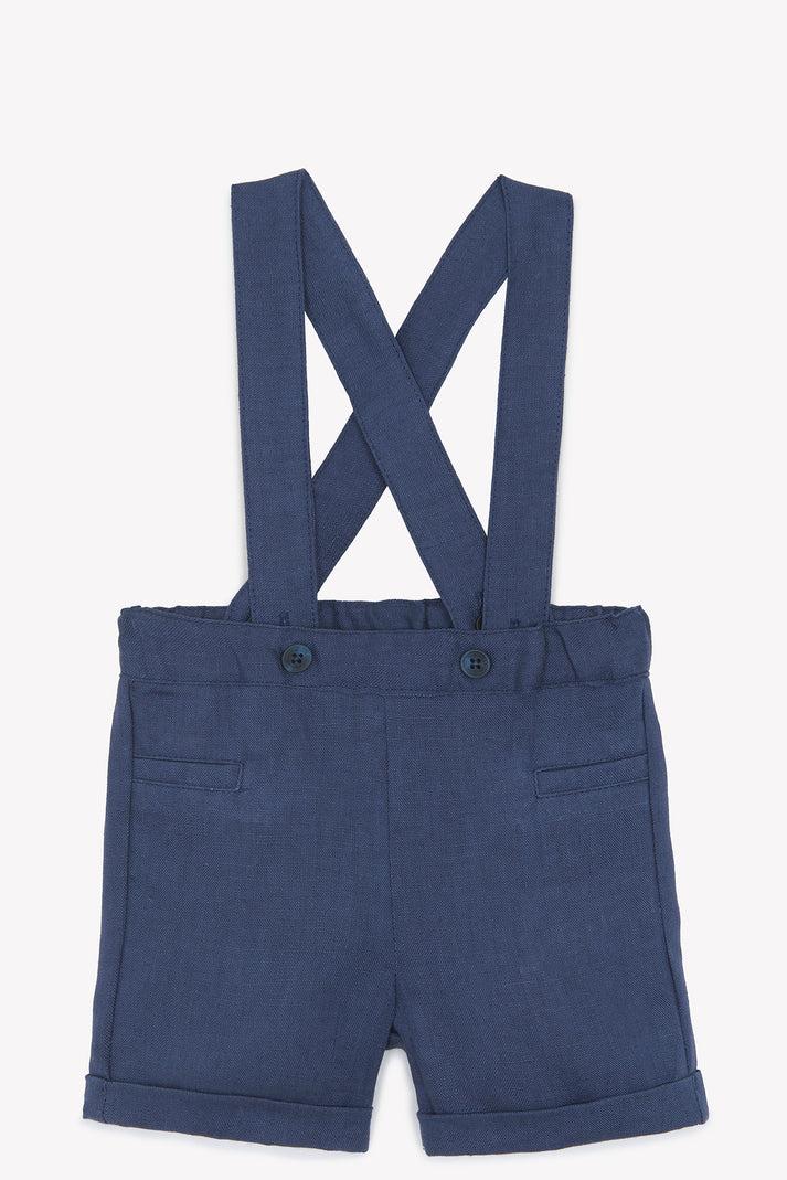 tartine et chocolat Short Navy Linnen Beugel Navy