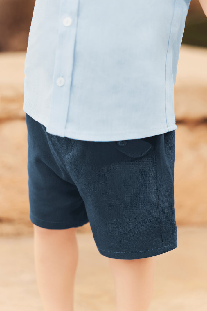 tartine et chocolat Short Navy Linnen varen