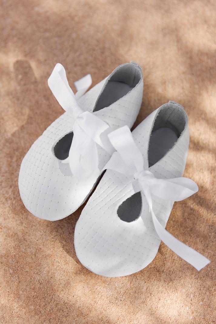 tartine et chocolat Slippers Wit knoopleer Wit tartine et chocolat Slippers Wit knoopleer Wit