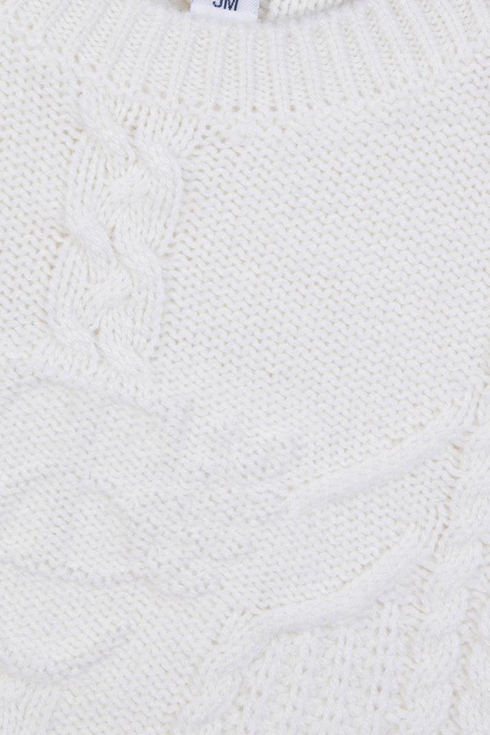 Tartine Et Chocolat Trui Ecru TC Handtekening Navy