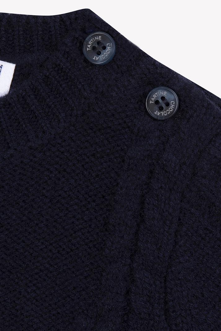Tartine Et Chocolat Trui Navy TC Handtekening Navy