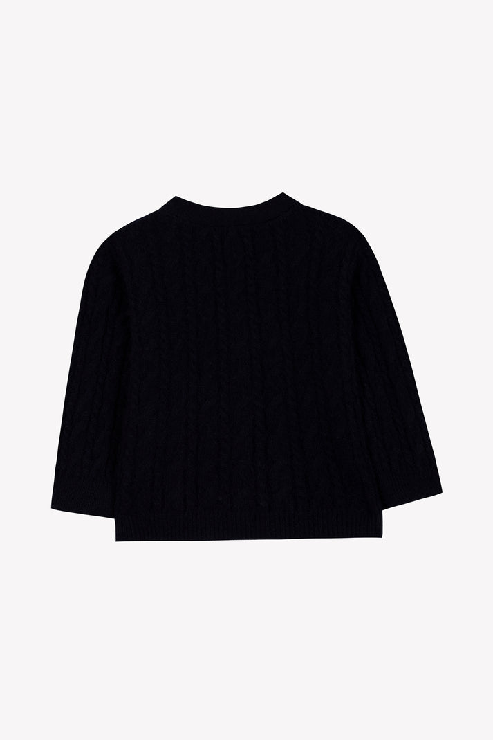 Tartine Et Chocolat Vest Navy Gaas Verdraaide Navy